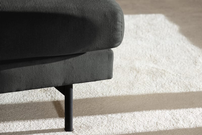 Menard 4-sits Vänstervänd L-formad Schäslongsoffa i Manchester - Grå - Möbler - Soffa - Divansoffa & schäslongsoffa - 4 sits soffa med divan