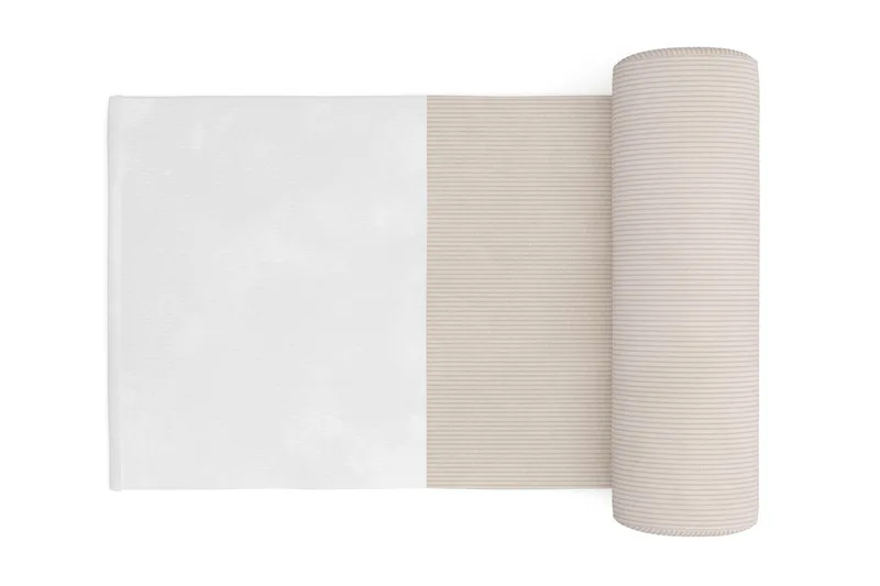 Menard 4-sits Vänstervänd L-formad Schäslongsoffa i Manchester med 2 Nackkuddar - Beige - Möbler - Soffa - Divansoffa & schäslongsoffa - 4 sits soffa med divan