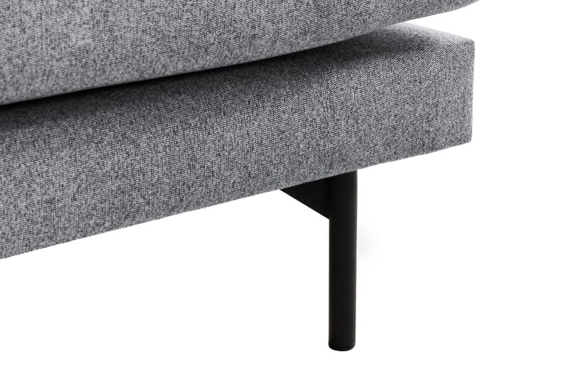 Menard 4-sits Vänstervänd L-formad Schäslongsoffa i Tyg - Grå - Möbler - Soffa - Divansoffa & schäslongsoffa - 4 sits soffa med divan