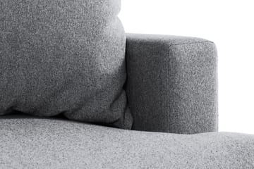 Menard 4-sits Vänstervänd L-formad Schäslongsoffa i Tyg - Grå - Möbler - Soffa - Divansoffa & schäslongsoffa - 4 sits soffa med divan