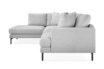 Menard 4-sits Vänstervänd L-formad Schäslongsoffa i Tyg - Ljusgrå - Möbler - Soffa - Divansoffa & schäslongsoffa - 4 sits soffa med divan