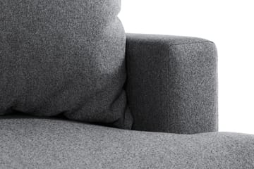 Menard 4-sits Vänstervänd L-formad Schäslongsoffa i Tyg - Mörkgrå - Möbler - Soffa - Divansoffa & schäslongsoffa - 4 sits soffa med divan