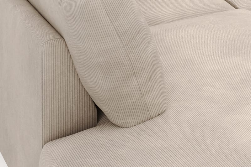 Menard 4-sits Vänstervänd Stor U-formad Djup Large Soffa med Divan och Schäslong i Manchester - Greige - Möbler - Soffa - Divansoffa & schäslongsoffa - 4 sits soffa med divan