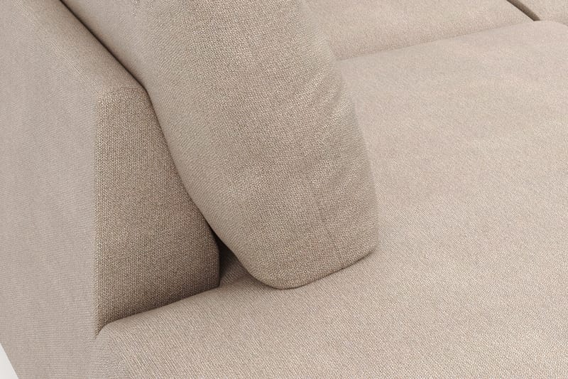 Menard 4-sits Vänstervänd Stor U-formad Djup Large Soffa med Divan och Schäslong i Tyg - Beige - Möbler - Soffa - Divansoffa & schäslongsoffa - 4 sits soffa med divan