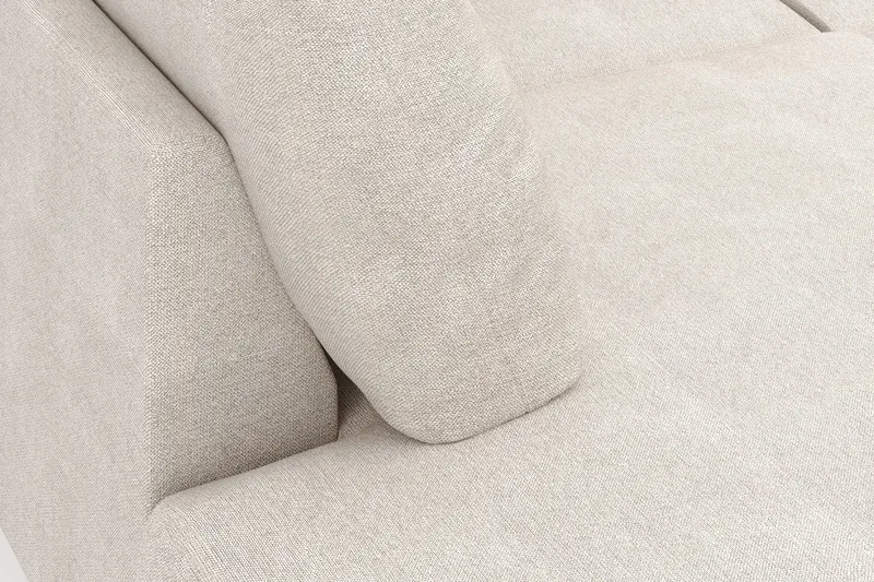 Menard 4-sits Vänstervänd Stor U-formad Djup Large Soffa med Divan och Schäslong i Tyg - Beige - Möbler - Soffa - Divansoffa & schäslongsoffa - 4 sits soffa med divan