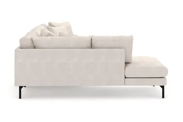 Menard 4-sits Vänstervänd Stor U-formad Djup Large Soffa med Divan och Schäslong i Tyg - Beige - Möbler - Soffa - Divansoffa & schäslongsoffa - 4 sits soffa med divan