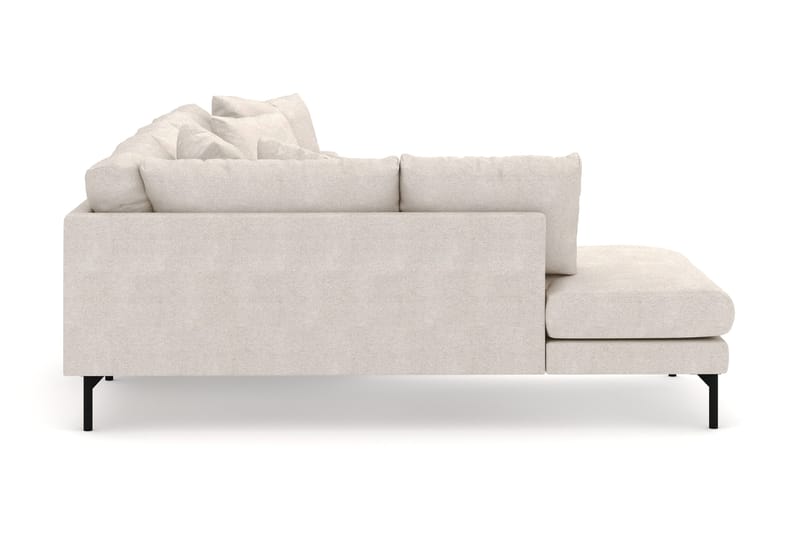Menard 4-sits Vänstervänd Stor U-formad Djup Large Soffa med Divan och Schäslong i Tyg - Beige - Möbler - Soffa - Divansoffa & schäslongsoffa - 4 sits soffa med divan
