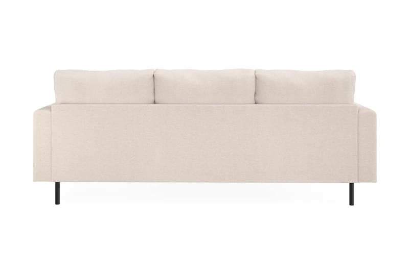 Menard Compact 3-sits Vänstervänd L-formad Divansoffa i Tyg - Beige - Möbler - Soffa - Divansoffa & schäslongsoffa - 3 sits soffa med divan