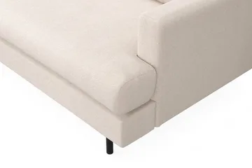 Menard Compact 3-sits Vänstervänd L-formad Divansoffa i Tyg - Beige - Möbler - Soffa - Divansoffa & schäslongsoffa - 3 sits soffa med divan