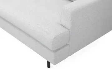 Menard Compact 4-sits Vänstervänd L-formad Schäslongsoffa i Tyg - Ljusgrå - Möbler - Soffa - Divansoffa & schäslongsoffa - 4 sits soffa med divan
