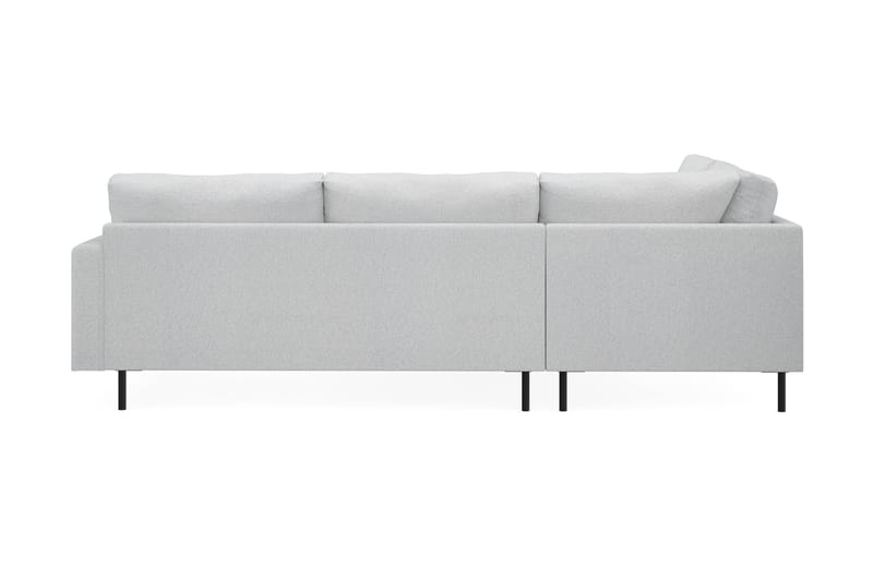 Menard Compact 4-sits Vänstervänd L-formad Schäslongsoffa i Tyg - Ljusgrå - Möbler - Soffa - Divansoffa & schäslongsoffa - 4 sits soffa med divan