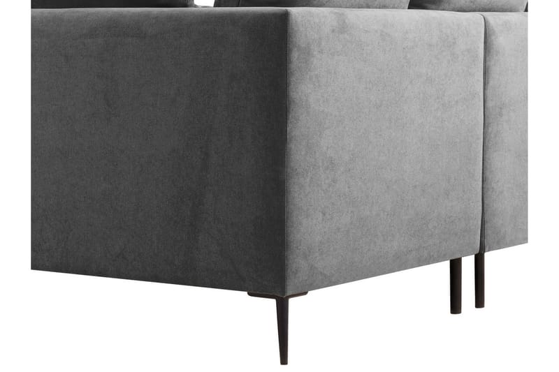 Mierzen Soffa - Blå - Möbler - Soffa - Divansoffa & schäslongsoffa - 3 sits soffa med divan