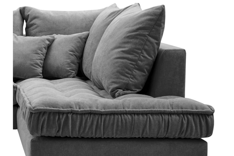 Mierzen Soffa - Blå - Möbler - Soffa - Divansoffa & schäslongsoffa - 3 sits soffa med divan
