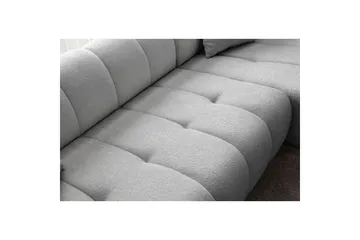 Mississauga Soffa med Divan 3-sits - Grå - Möbler - Soffa - Divansoffa & schäslongsoffa - 3 sits soffa med divan