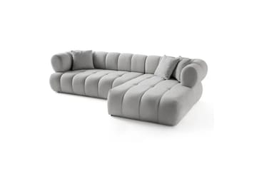 Mississauga Soffa med Divan 3-sits - Grå - Möbler - Soffa - Divansoffa & schäslongsoffa - 3 sits soffa med divan