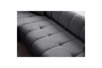 Mississauga Soffa med Divan 3-sits - Mörkgrå - Möbler - Soffa - Divansoffa & schäslongsoffa - 3 sits soffa med divan