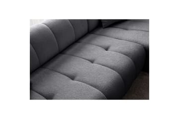 Mississauga Soffa med Divan 3-sits - Mörkgrå - Möbler - Soffa - Divansoffa & schäslongsoffa - 3 sits soffa med divan