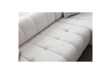 Mississauga Soffa med Divan 3-sits - Vit - Möbler - Soffa - Divansoffa & schäslongsoffa - 3 sits soffa med divan