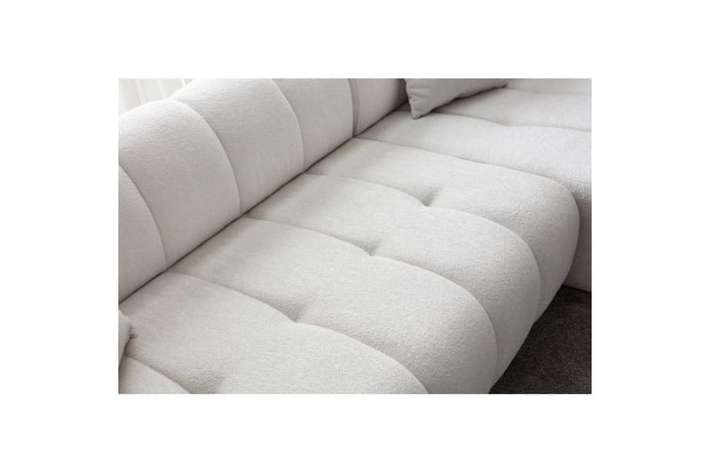 Mississauga Soffa med Divan 3-sits - Vit - Möbler - Soffa - Divansoffa & schäslongsoffa - 3 sits soffa med divan