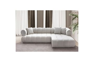 Mississauga Soffa med Divan 3-sits - Vit - Möbler - Soffa - Divansoffa & schäslongsoffa - 3 sits soffa med divan