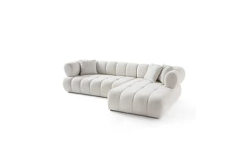 Mississauga Soffa med Divan 3-sits - Vit - Möbler - Soffa - Divansoffa & schäslongsoffa - 3 sits soffa med divan