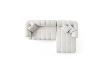Mississauga Soffa med Divan 3-sits - Vit - Möbler - Soffa - Divansoffa & schäslongsoffa - 3 sits soffa med divan