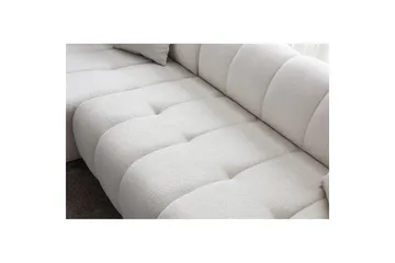 Mississauga Soffa med Divan 3-sits - Vit - Möbler - Soffa - Divansoffa & schäslongsoffa - 3 sits soffa med divan