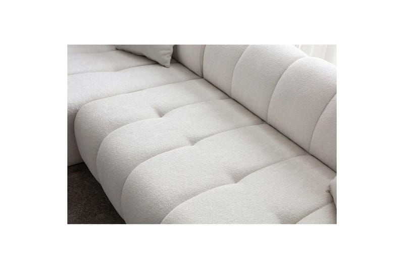 Mississauga Soffa med Divan 3-sits - Vit - Möbler - Soffa - Divansoffa & schäslongsoffa - 3 sits soffa med divan