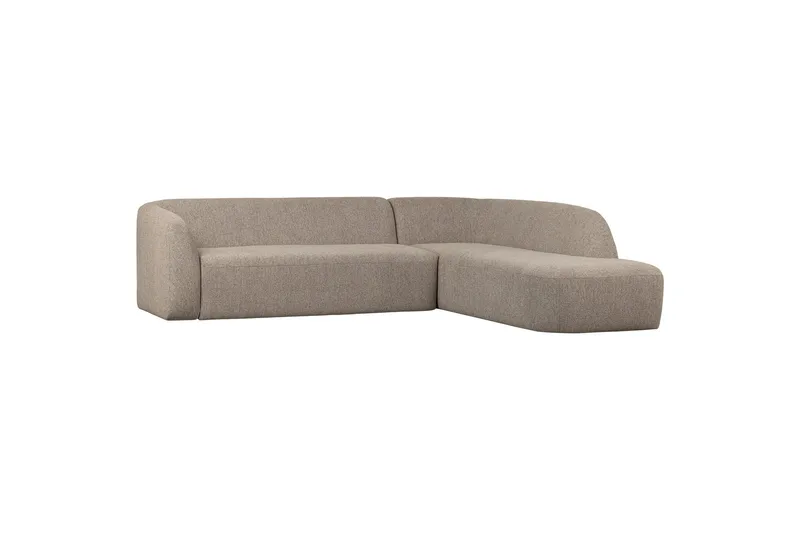Mooli Soffa med Schäslong 3-sits, Naturmelange