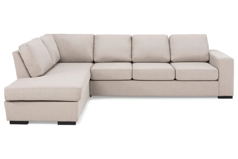 Nebraska Divansoffa 4-sits Vänster - Beige - Möbler - Soffa - Divansoffa & schäslongsoffa - 4 sits soffa med divan