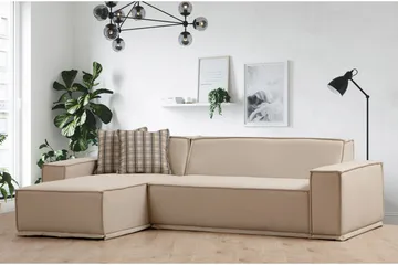 Nightcap Soffa m. Divan 3-sits - Beige - Möbler - Soffa - Divansoffa & schäslongsoffa - 3 sits soffa med divan