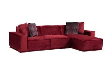 Nightcap Soffa m. Divan 4-sits - Burgundy - Möbler - Soffa - Divansoffa & schäslongsoffa - 4 sits soffa med divan