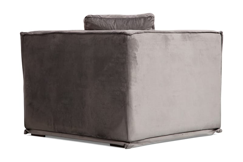 Nightcap Soffa m. Divan 6-sits - Grå - Möbler - Soffa - Sammetssoffa