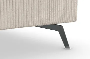 Ocean Lyx 4-sits Högervänd L-formad Schäslongsoffa i Manchester - Beige - Möbler - Soffa - Divansoffa & schäslongsoffa - 4 sits soffa med divan