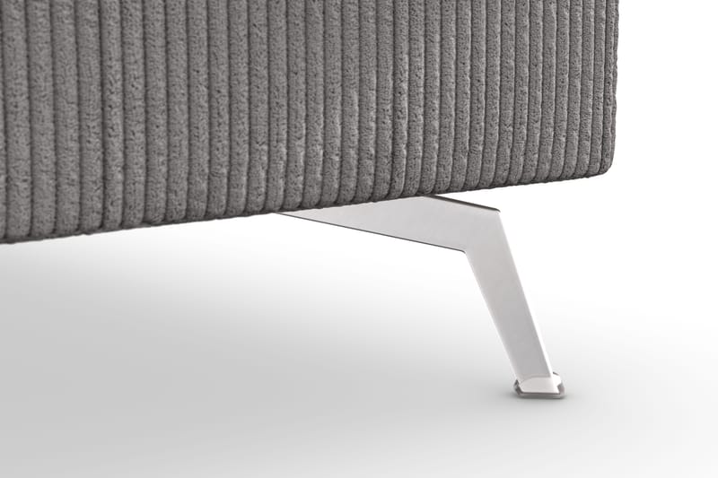 Ocean Lyx 4-sits Högervänd L-formad Schäslongsoffa i Manchester - Mörkgrå - Möbler - Soffa - Divansoffa & schäslongsoffa - 4 sits soffa med divan