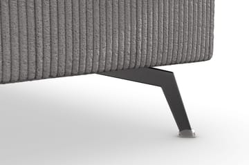 Ocean Lyx 4-sits Högervänd L-formad Schäslongsoffa i Manchester - Mörkgrå - Möbler - Soffa - Divansoffa & schäslongsoffa - 4 sits soffa med divan