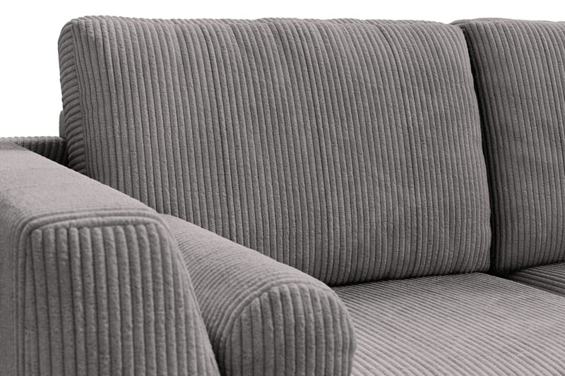 Ocean Lyx 4-sits Högervänd L-formad Schäslongsoffa i Manchester - Mörkgrå - Möbler - Soffa - Divansoffa & schäslongsoffa - 4 sits soffa med divan
