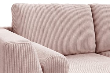 Ocean Lyx 4-sits Högervänd L-formad Schäslongsoffa i Manchester - Rosa - Möbler - Soffa - Divansoffa & schäslongsoffa - 4 sits soffa med divan