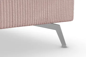 Ocean Lyx 4-sits Högervänd L-formad Schäslongsoffa i Manchester - Rosa - Möbler - Soffa - Divansoffa & schäslongsoffa - 4 sits soffa med divan