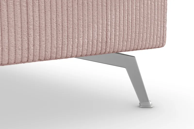 Ocean Lyx 4-sits Högervänd L-formad Schäslongsoffa i Manchester - Rosa - Möbler - Soffa - Divansoffa & schäslongsoffa - 4 sits soffa med divan