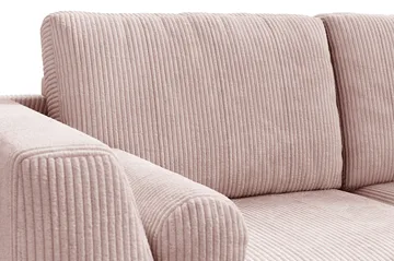 Ocean Lyx 4-sits Högervänd L-formad Schäslongsoffa i Manchester - Rosa - Möbler - Soffa - Divansoffa & schäslongsoffa - 4 sits soffa med divan