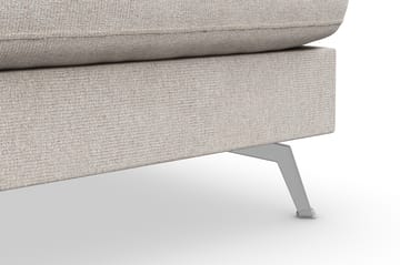 Ocean Lyx 4-sits Högervänd L-formad Schäslongsoffa i Tyg - Beige - Möbler - Soffa - Divansoffa & schäslongsoffa - 4 sits soffa med divan