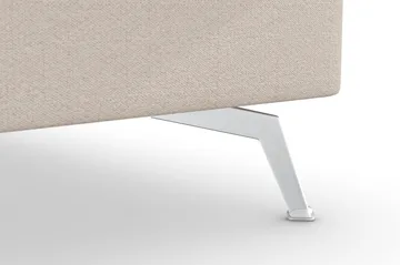 Ocean Lyx 4-sits Högervänd L-formad Schäslongsoffa i Tyg - Beige - Möbler - Soffa - Divansoffa & schäslongsoffa - 4 sits soffa med divan