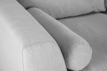 Ocean Lyx 4-sits Högervänd L-formad Schäslongsoffa i Tyg - Grå - Möbler - Soffa - Divansoffa & schäslongsoffa - 4 sits soffa med divan