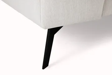 Ocean Lyx 4-sits Högervänd L-formad Schäslongsoffa i Tyg - Ljusgrå - Möbler - Soffa - Divansoffa & schäslongsoffa - 4 sits soffa med divan