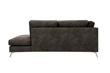 Ocean Lyx 4-sits Soffa med Schäslong Höger - Brun - Möbler - Soffa - Divansoffa & schäslongsoffa - 4 sits soffa med divan