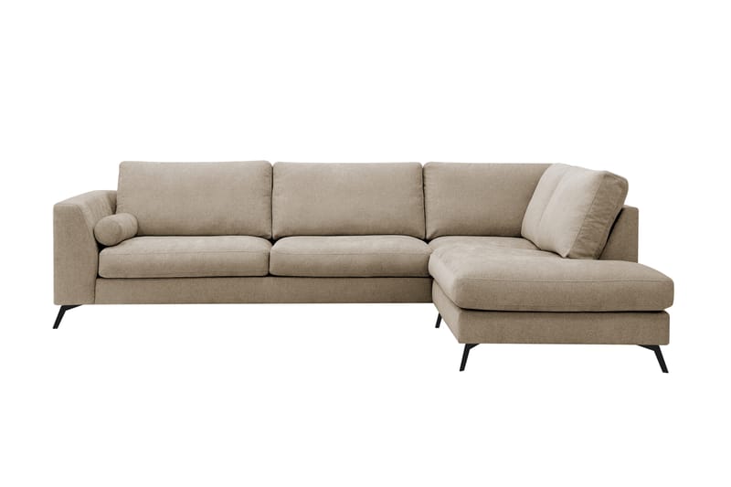 Ocean Lyx 4-sits Soffa med Schäslong Höger, Brun