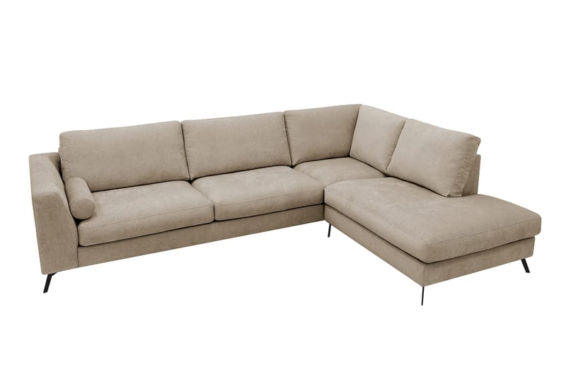 Ocean Lyx 4-sits Soffa med Schäslong Höger - Brun - Möbler - Soffa - Divansoffa & schäslongsoffa - 4 sits soffa med divan