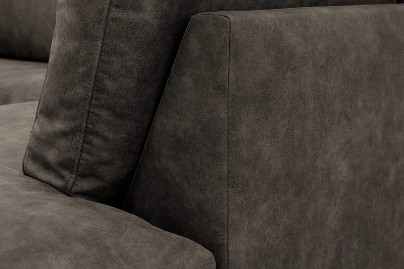 Ocean Lyx 4-sits Soffa med Schäslong Höger - Brun - Möbler - Soffa - Divansoffa & schäslongsoffa - 4 sits soffa med divan