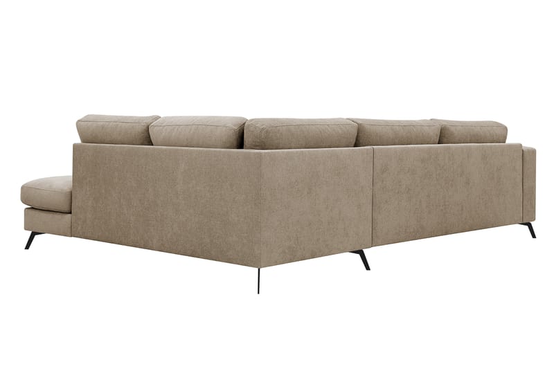 Ocean Lyx 4-sits Soffa med Schäslong Höger - Brun - Möbler - Soffa - Divansoffa & schäslongsoffa - 4 sits soffa med divan